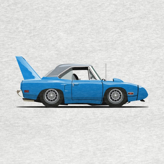 BLUE SUPER BIRD by OldSkoolDesign